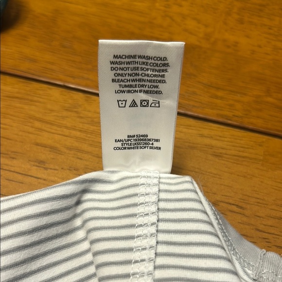 Striped Gray Mini Dress - Picture 9 of 9